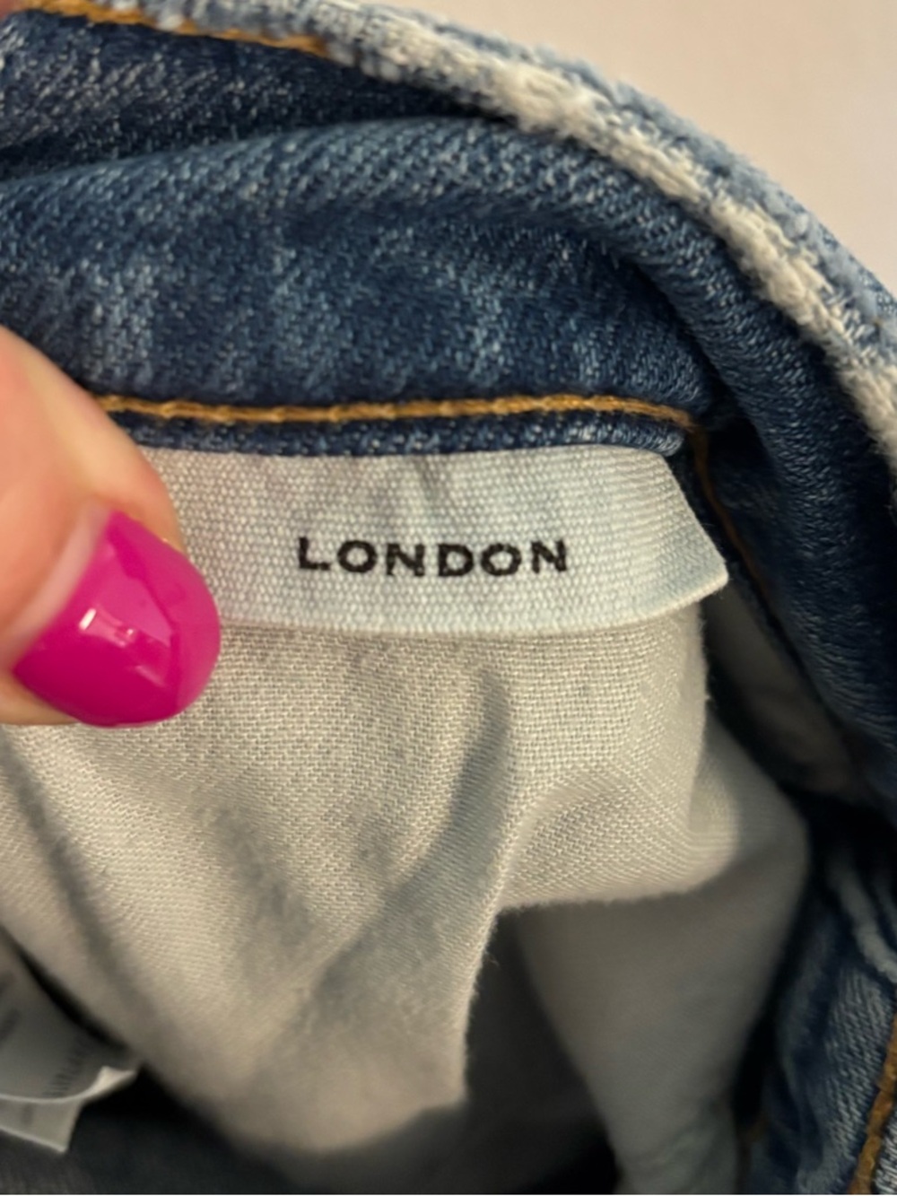 SLVRLAKE London High Rise Straight Leg Jeans in Blue Bird - Picture 7 of 10